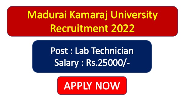 Read more about the article Madurai Kamaraj Univ Recruitment