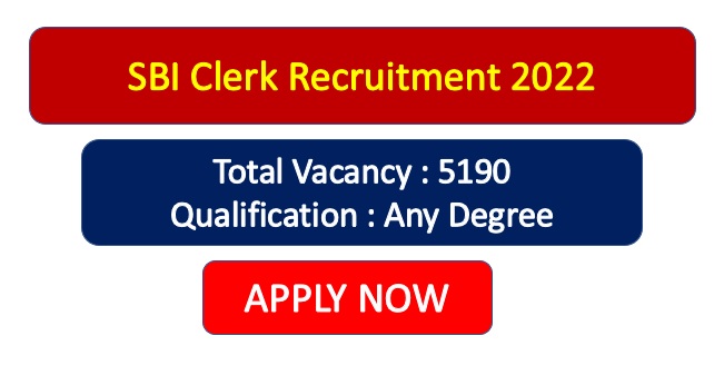 Read more about the article SBI Clerk Recruitment 2022