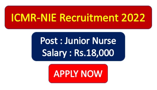 You are currently viewing ICMR-NIE Recruitment
