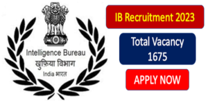 Read more about the article IB Recruitment 2023