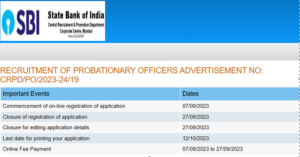 Read more about the article SBI PO Recruitment 2023