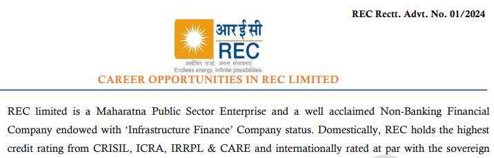 Read more about the article REC Limited Recruitment 2024