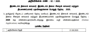 Read more about the article TNUSRB Recruitment 2025