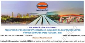 Read more about the article IOCL Recruitment 2025