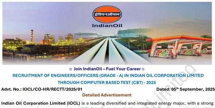 Read more about the article IOCL Recruitment 2025