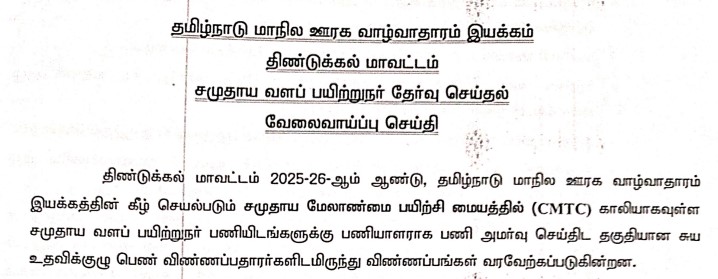 You are currently viewing TNSRLM Recruitment 2025