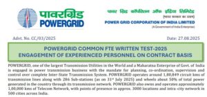 Read more about the article POWERGRID Recruitment 2025